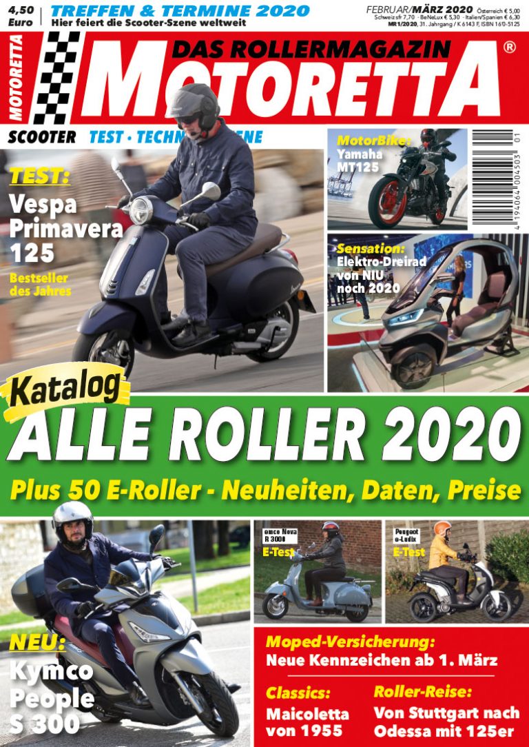 Neu Motoretta Katalog & TestAusgabe Motoretta